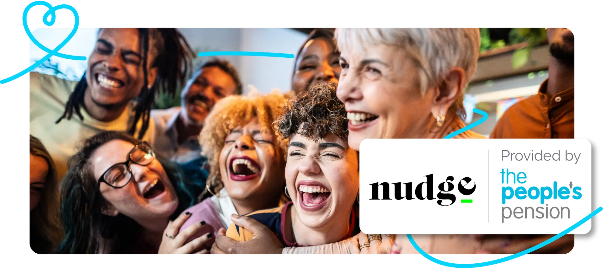 Image showing partnership between The People’s Pension and nudge